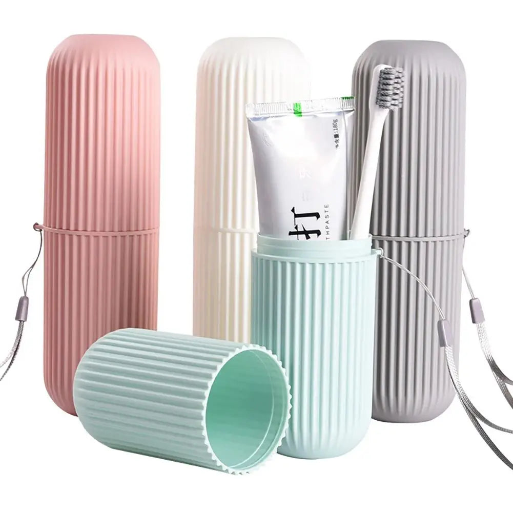 TravelSmilo – L'astuccio da viaggio in silicone per spazzolino e dentifricio