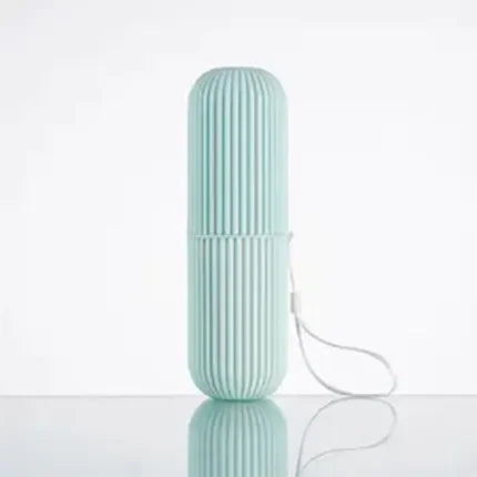TravelSmilo – L'astuccio da viaggio in silicone per spazzolino e dentifricio